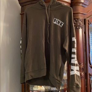 Pink Victoria’s Secret pullover hoodie